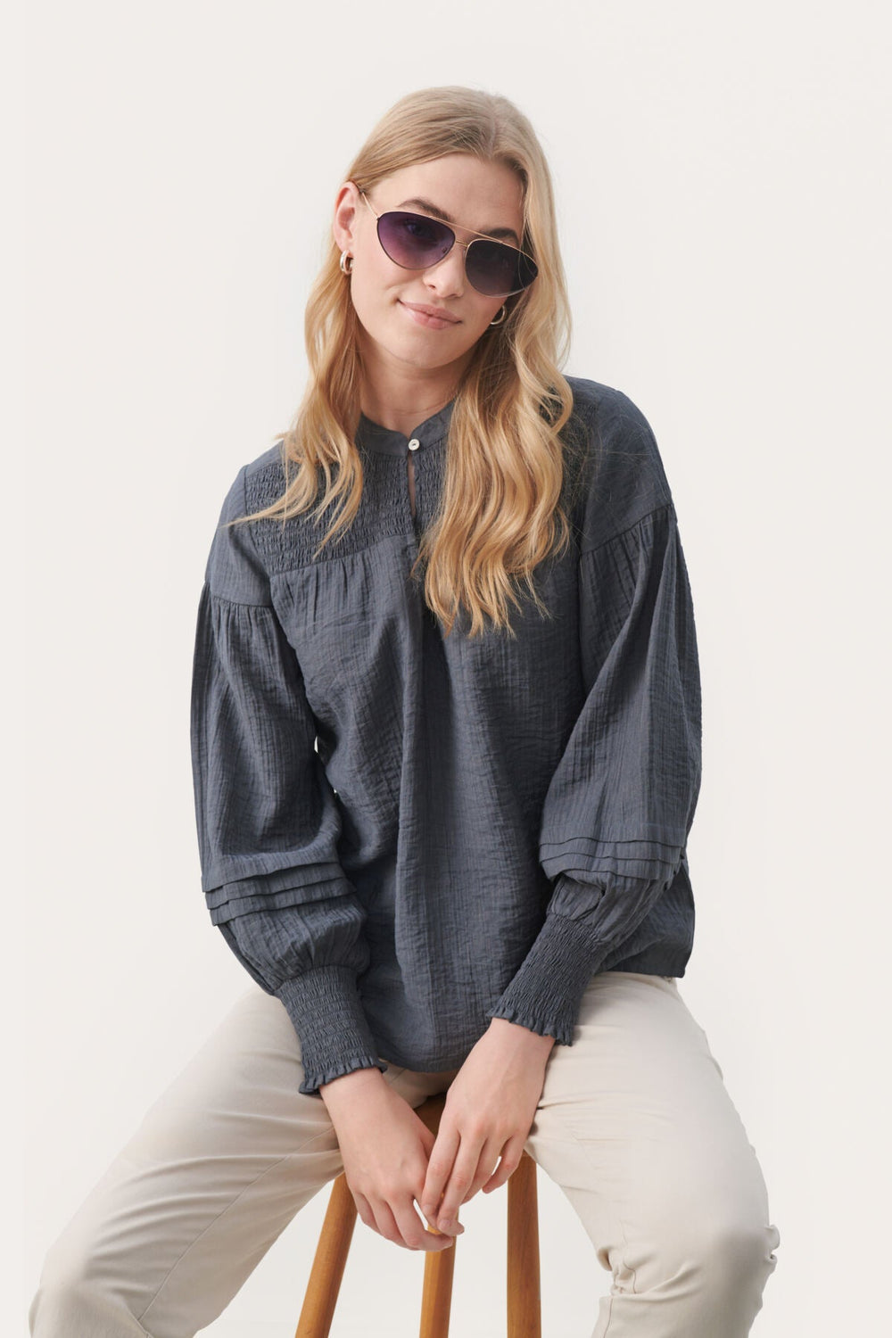 Elnipw Sunglasses Gold | Accessories | Smuk - Dameklær på nett