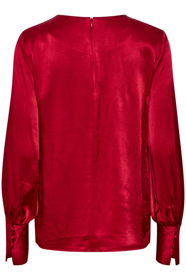 Fergiaiw Blouse True Red | Skjorter og bluser | Smuk - Dameklær på nett