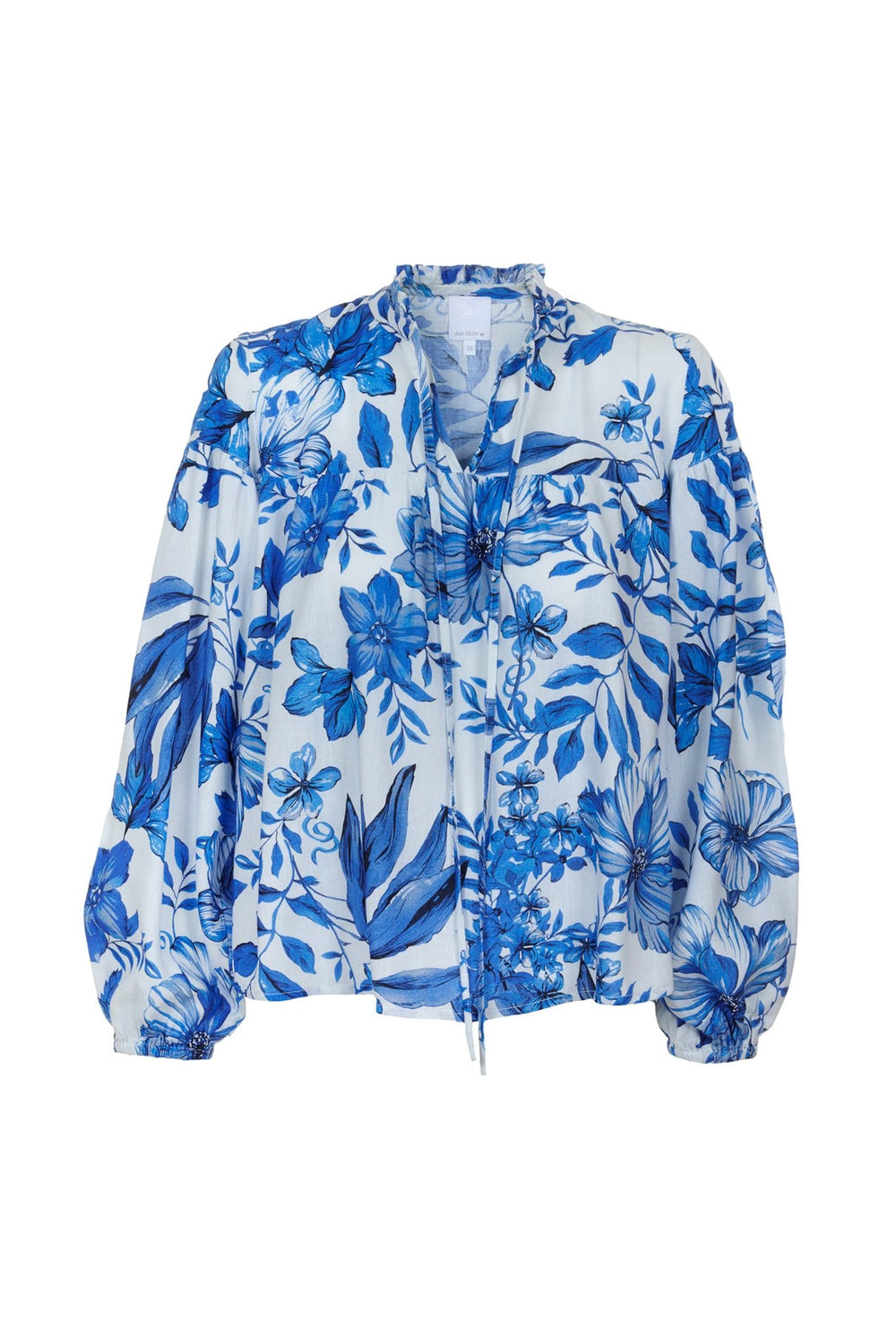 Linn Blouse Blue | Skjorter og bluser | Smuk - Dameklær på nett
