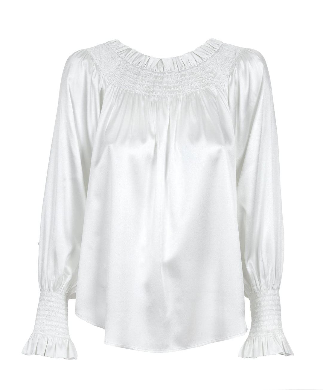 Mila Blouse Offwhite | Skjorter og bluser | Smuk - Dameklær på nett