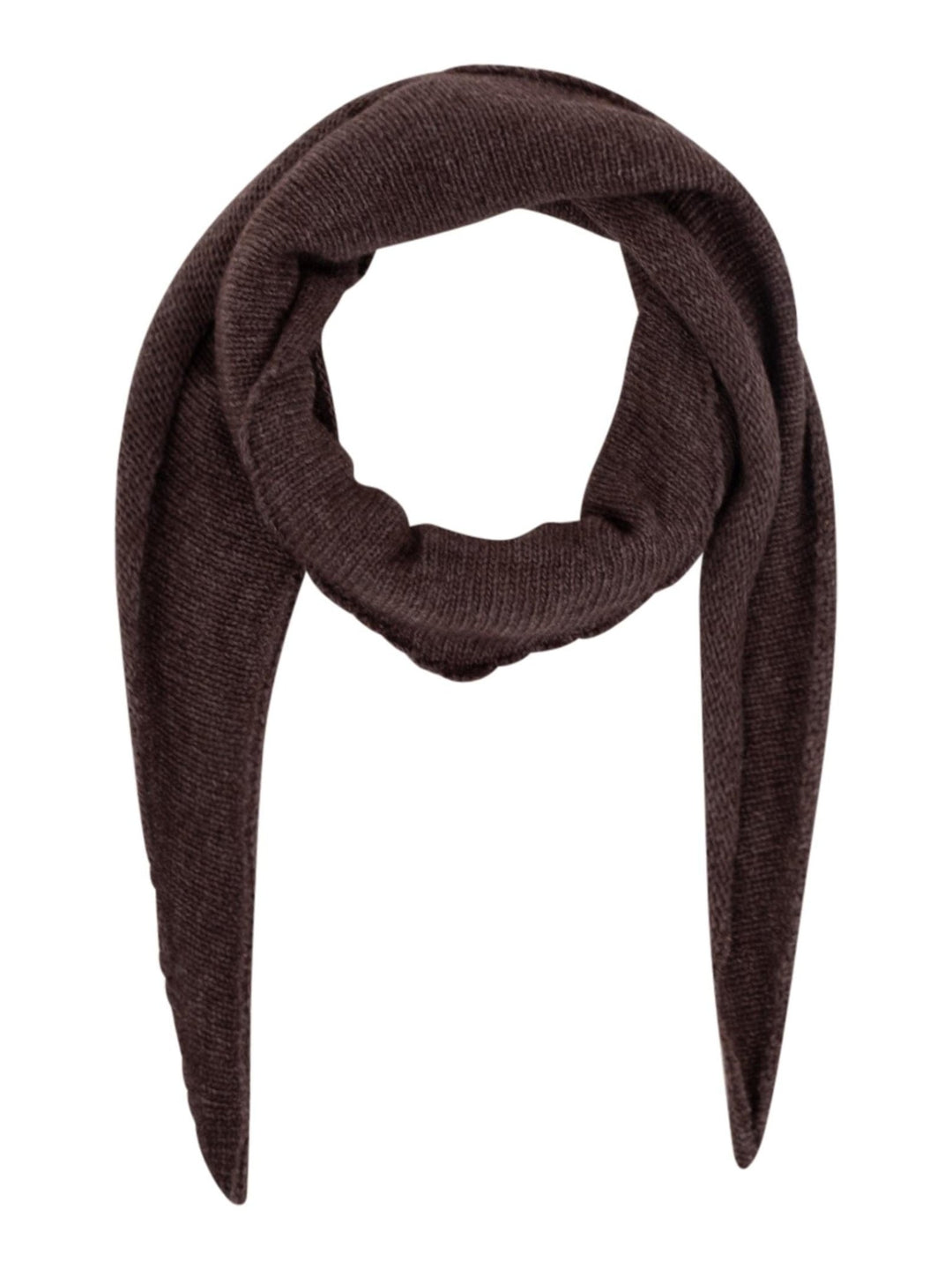 Misty Knit Scarf Dark Brown | Accessories | Smuk - Dameklær på nett