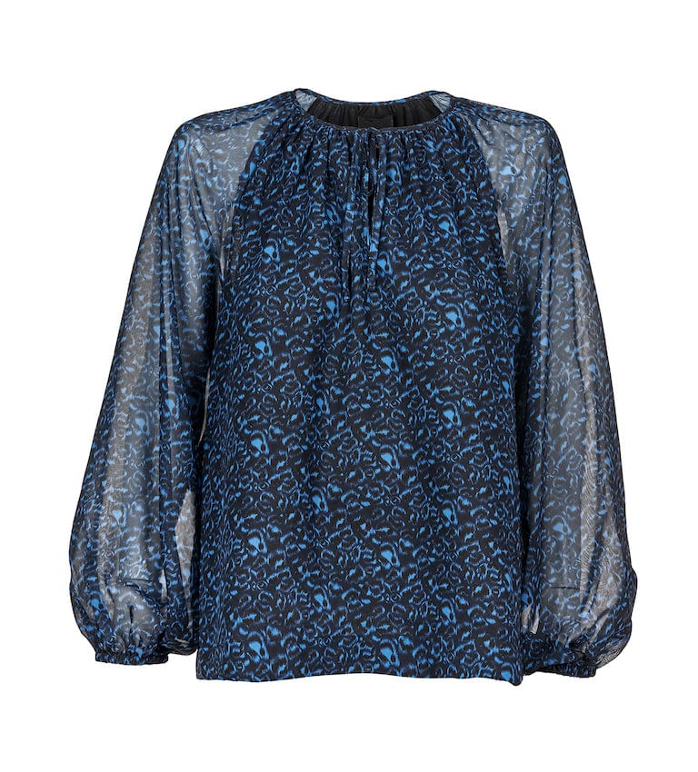 Naomi Blouse Navy | Skjorter og bluser | Smuk - Dameklær på nett