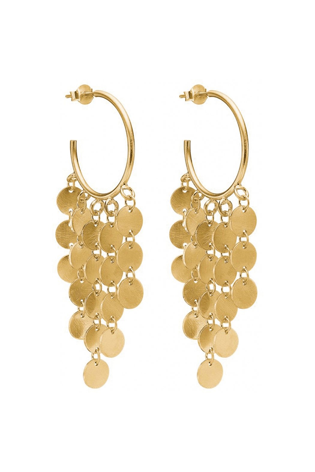 Raindrops Hoops Gold | Accessories | Smuk - Dameklær på nett
