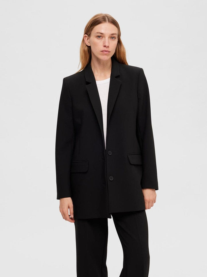 Rita Ls Relaxed Blazer Black | Blazer | Smuk - Dameklær på nett