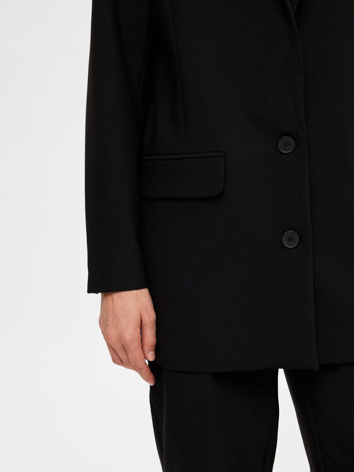 Rita Ls Relaxed Blazer Black | Blazer | Smuk - Dameklær på nett