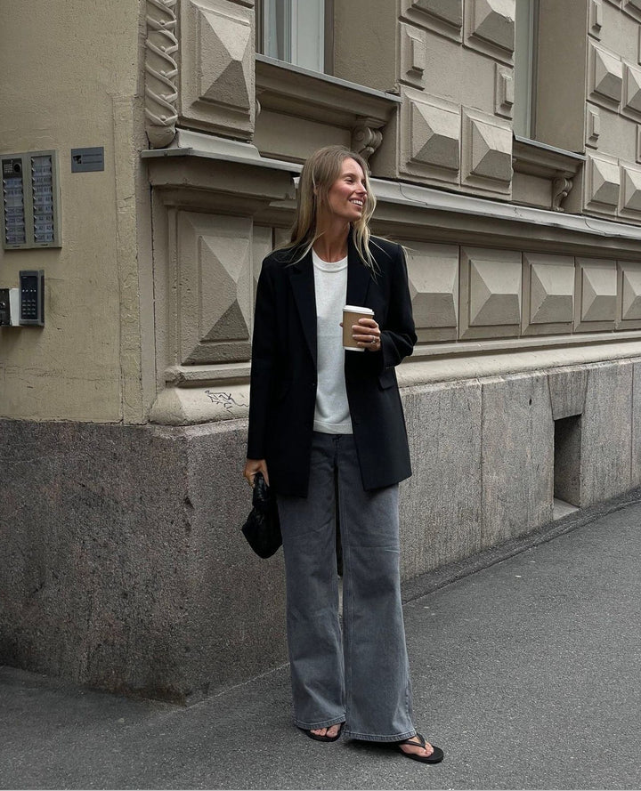 Rita Ls Relaxed Blazer Black | Blazer | Smuk - Dameklær på nett