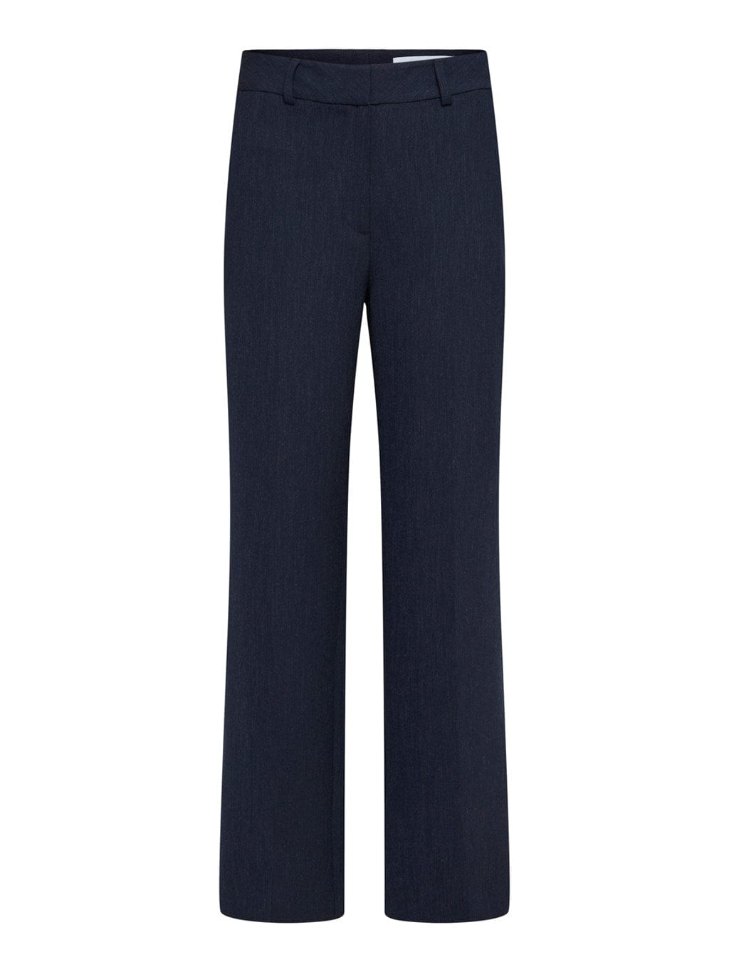 Rita Mw Wide Pant Dark Sapphire Melange | Bukser | Smuk - Dameklær på nett