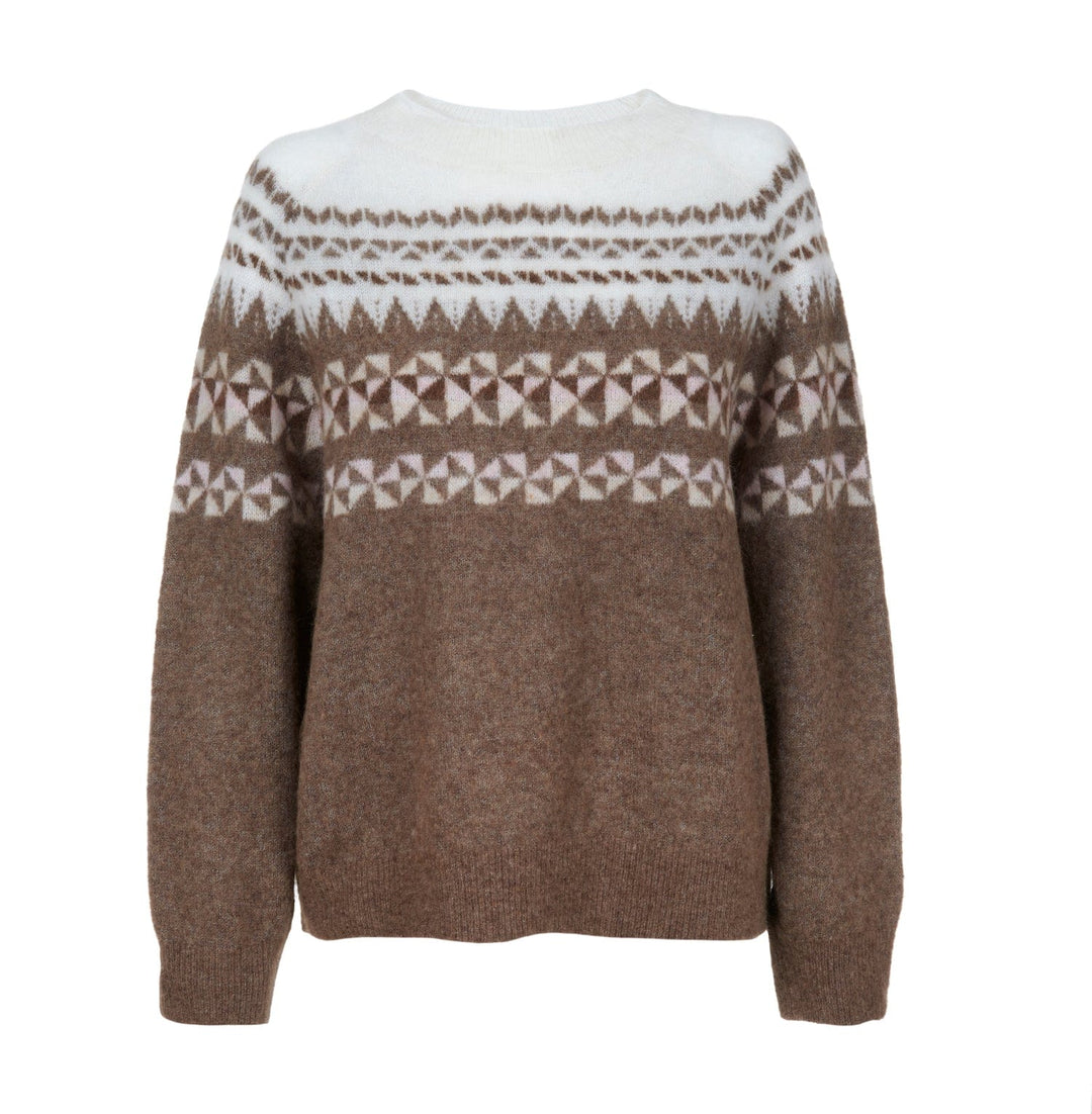 Savannah Pullover Brown | Genser | Smuk - Dameklær på nett