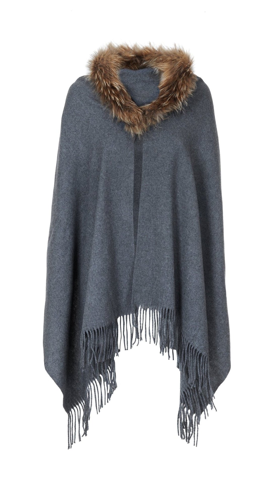 Sonja Poncho Grey | Poncho | Smuk - Dameklær på nett