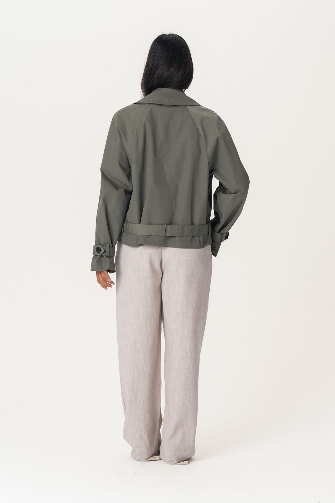 Alma Trenchcoat Green