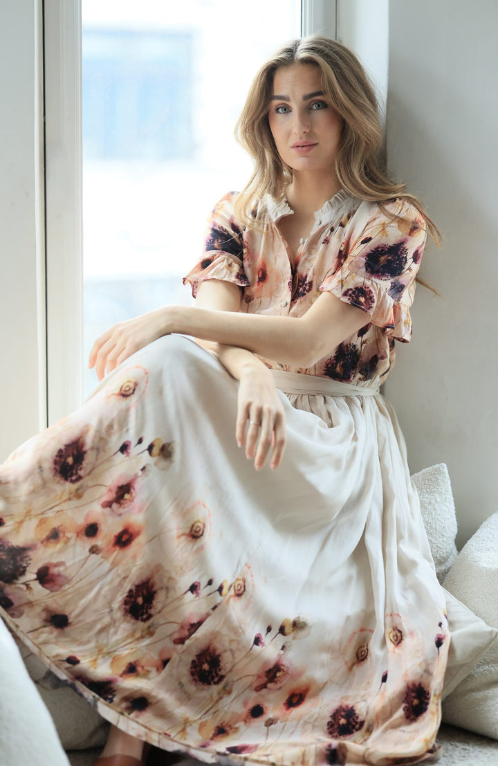 Ambrosia Long dress Bleeding Petals