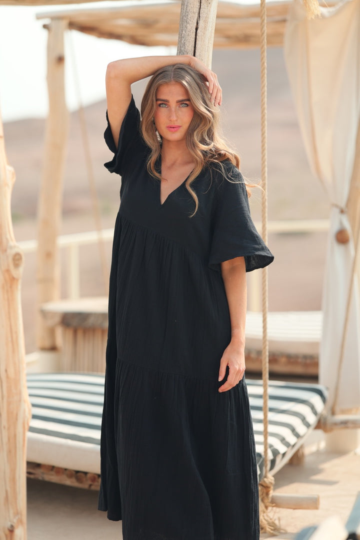 Casablanca Long Dress Black