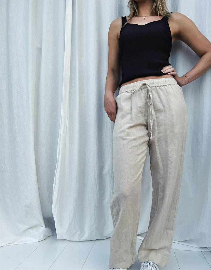 Sonar Linen Pants Sand