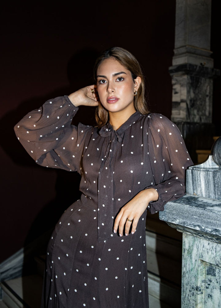 Daniella Dress French Dot