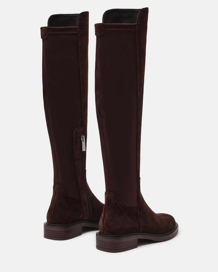 Resonate Leather Slip-On Dk Brown Suede