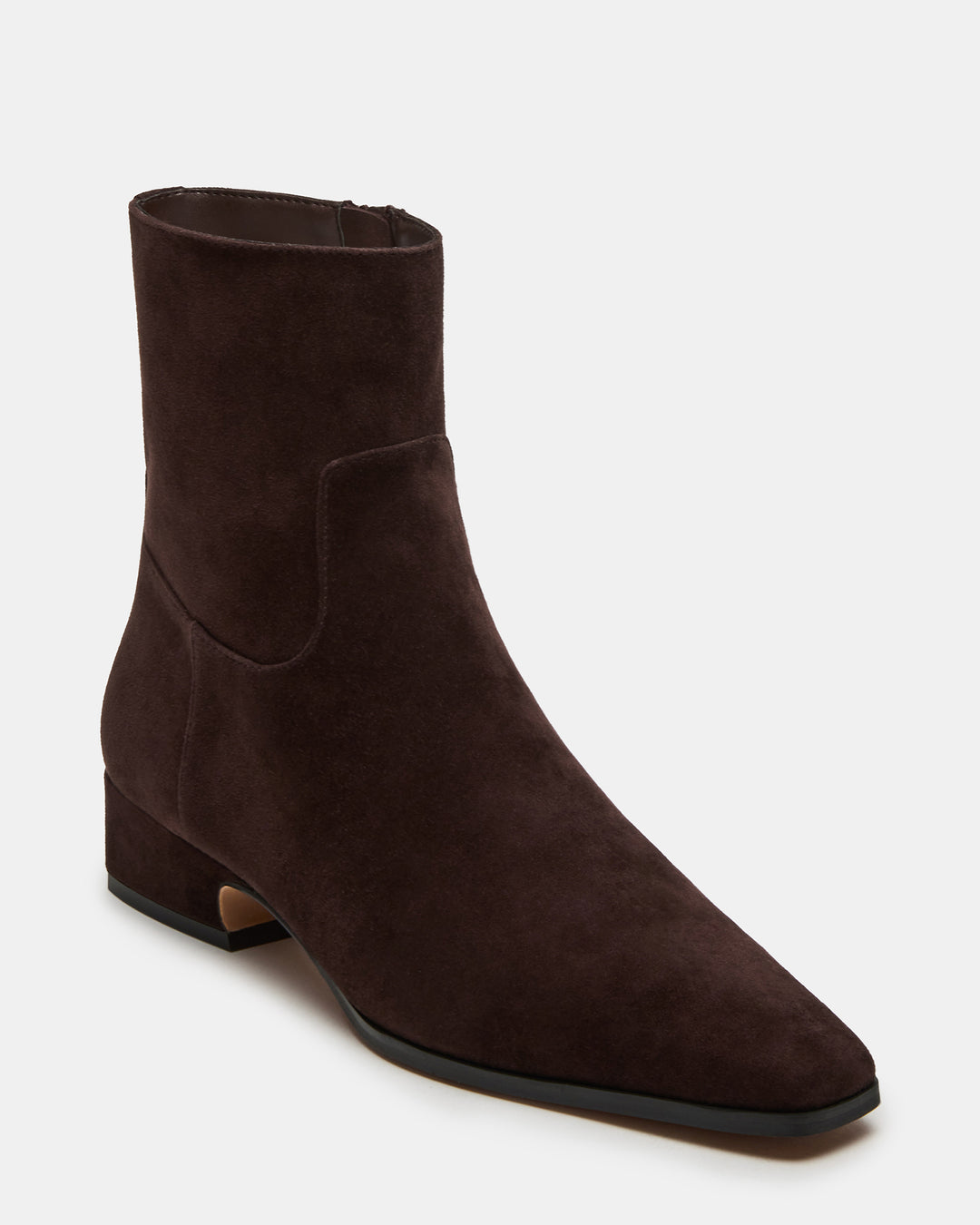 Dusty Leather Slip-On Chocolate Brown Suede