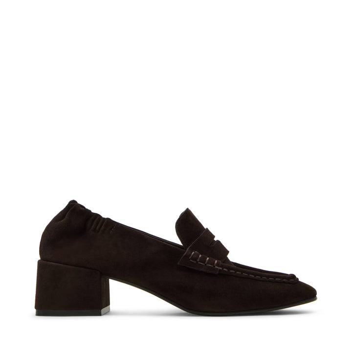 Estee Leather Slip-On Brown Suede