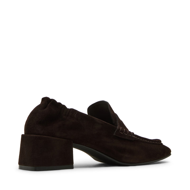Estee Leather Slip-On Brown Suede