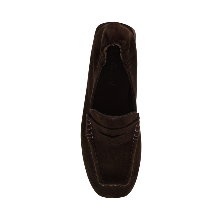 Estee Leather Slip-On Brown Suede