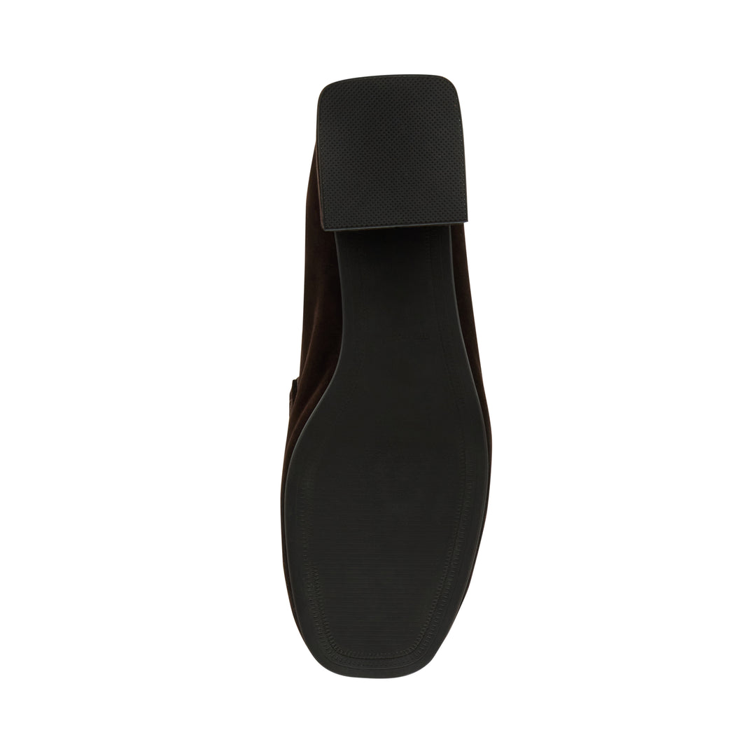 Estee Leather Slip-On Brown Suede