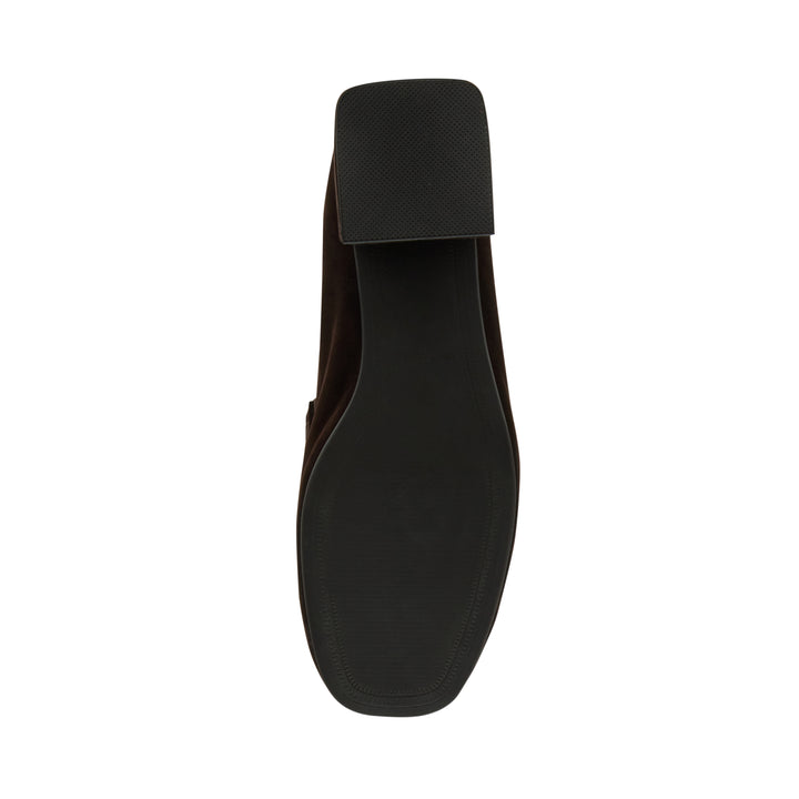 Estee Leather Slip-On Brown Suede