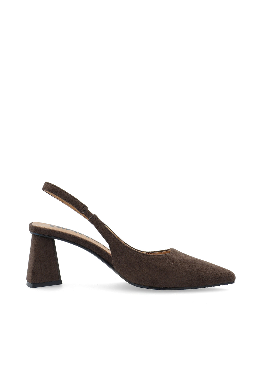 Biamaralyn Slingback Faux Suede Nougat