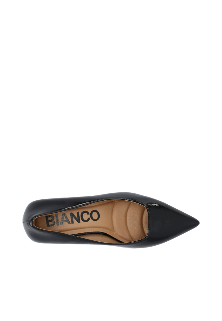 Biamaralyn Court Shoe Faux Leather Black Patent