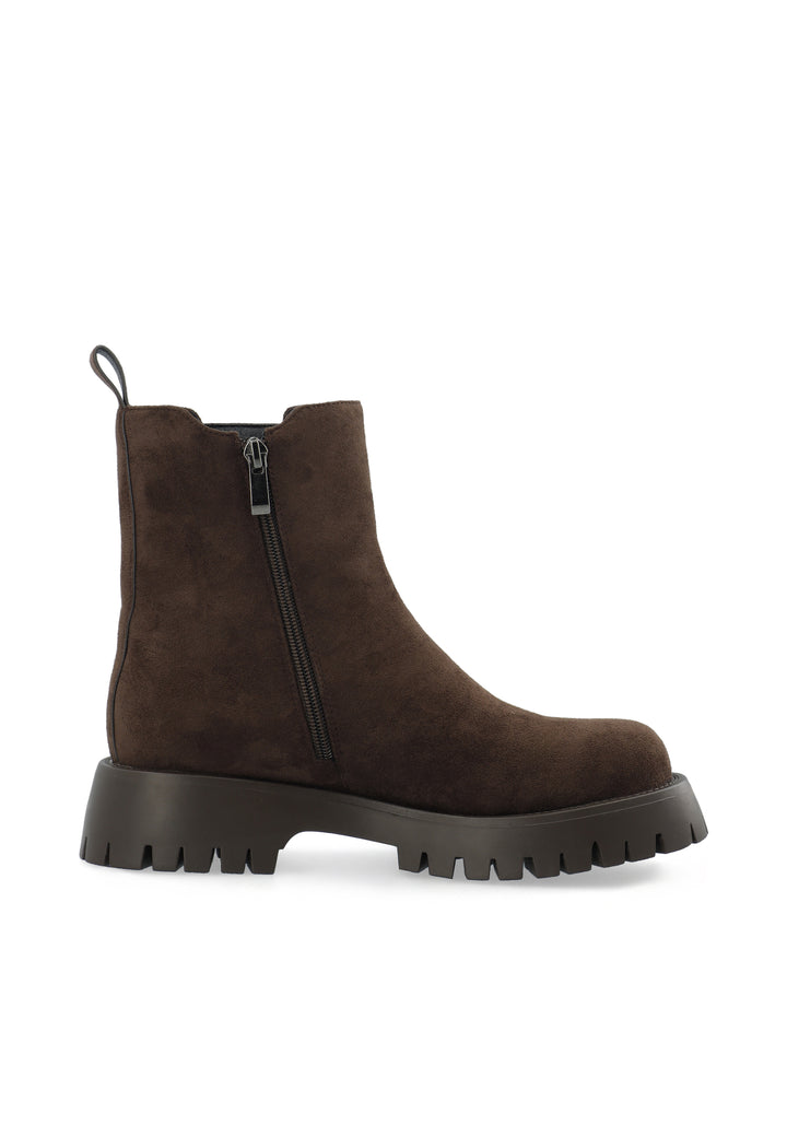 Biaarchie Chelsea Boot Faux Suede Brown