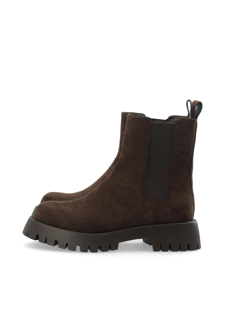 Biaarchie Chelsea Boot Faux Suede Brown