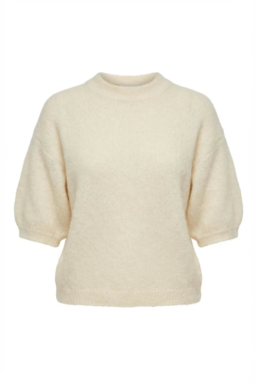 L Essentiel Kid Mohair Sweater Ecru