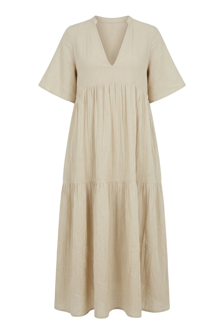 Casablanca Long Dress White Swan