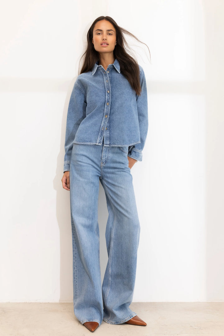 Francis Shirt Mid Blue