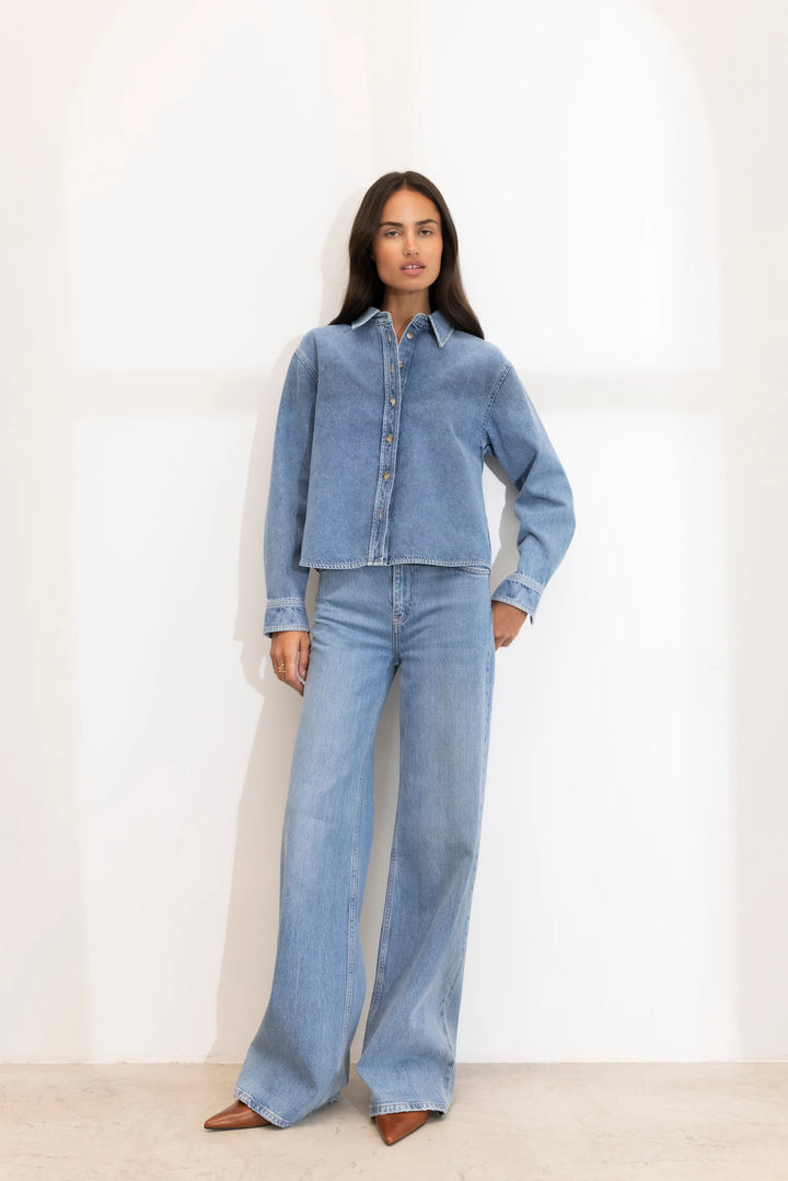 Francis Shirt Mid Blue