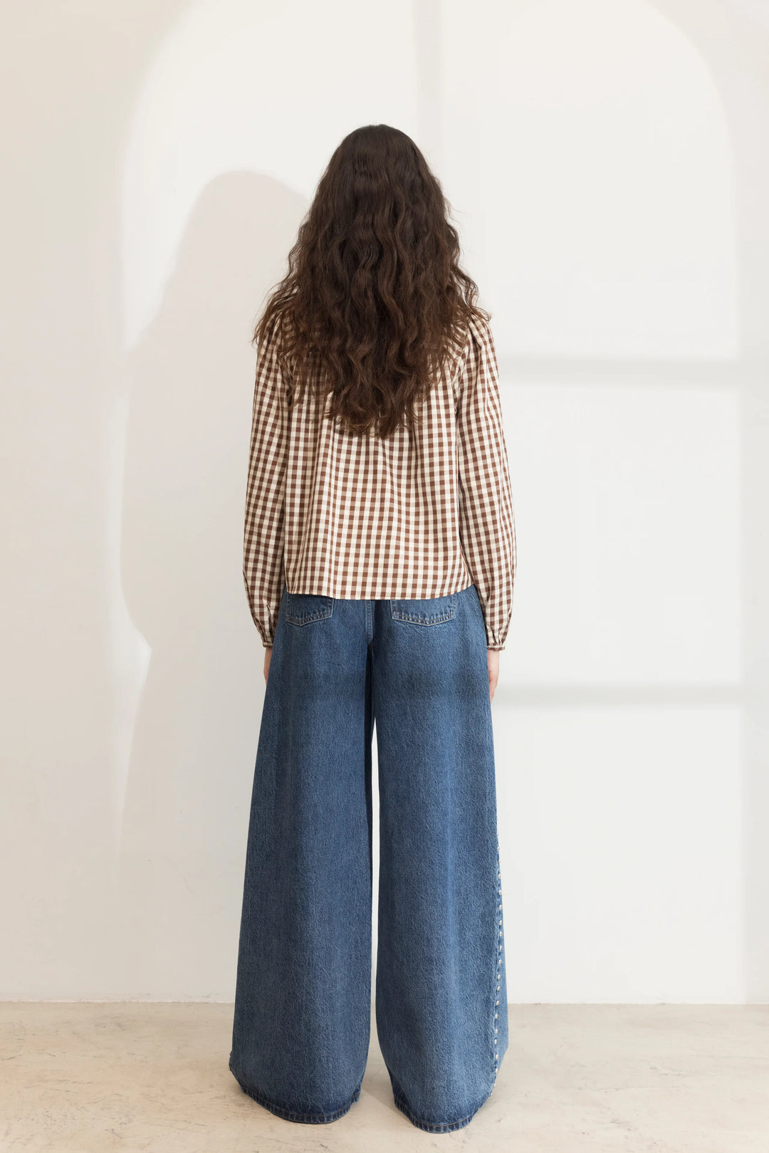 Bellier Blouse Brown Check