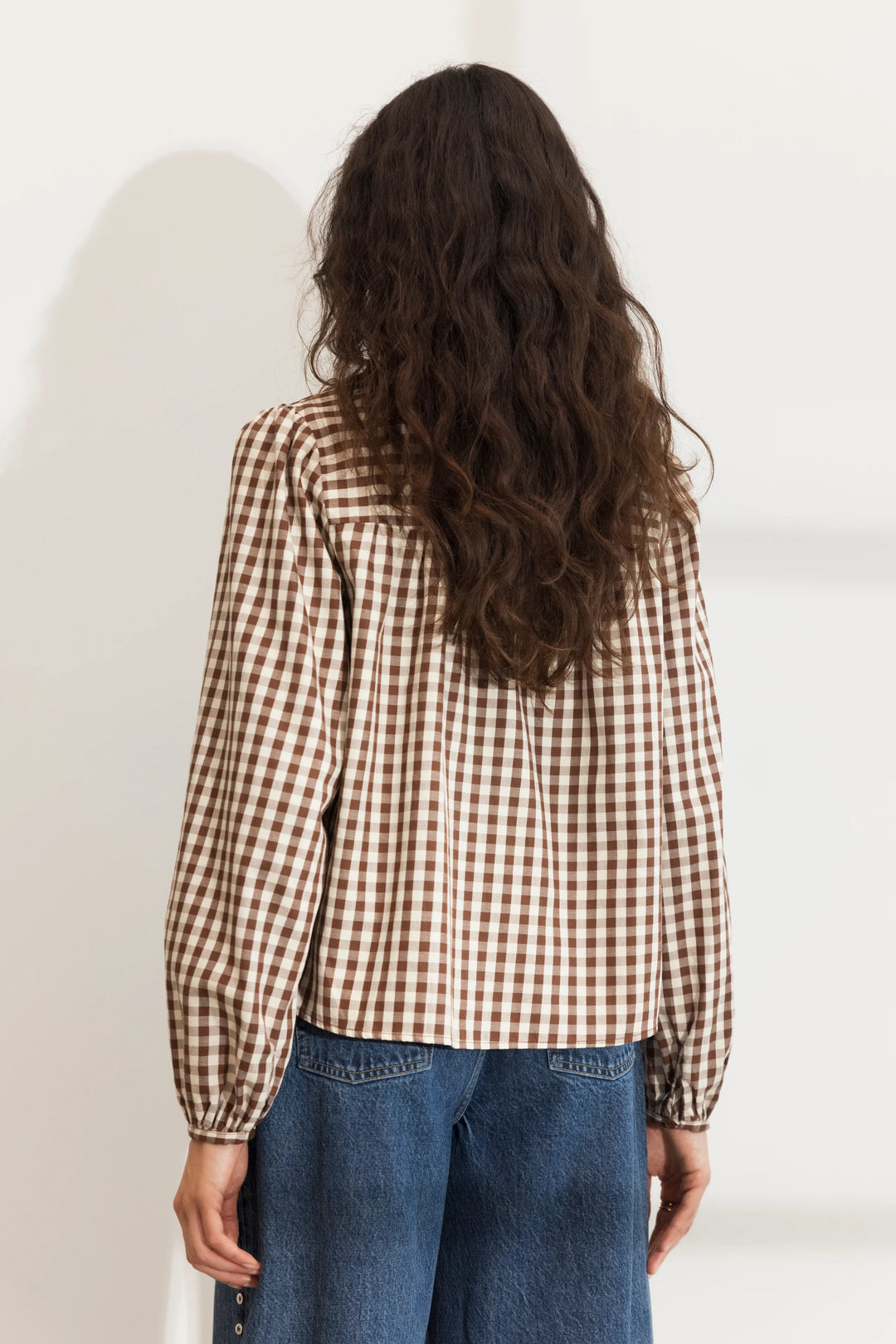 Bellier Blouse Brown Check