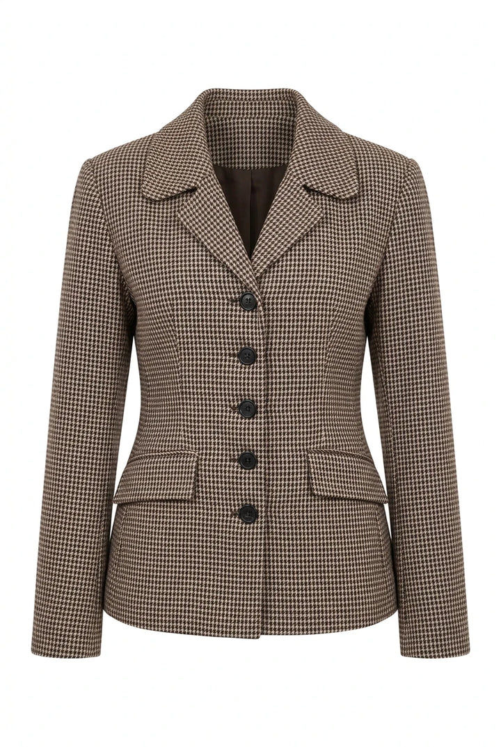 Stine Blazer Brown Checks