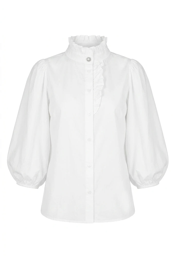 Ella Blouse Sugar White