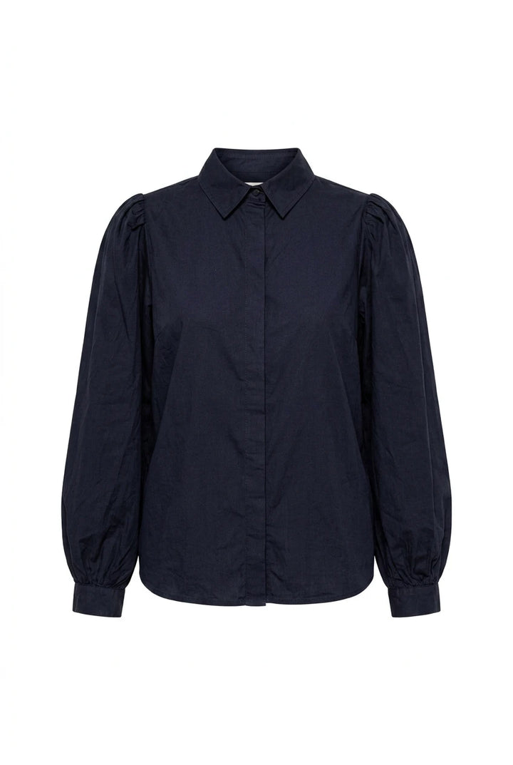 Erika Shirt Marine Poplin