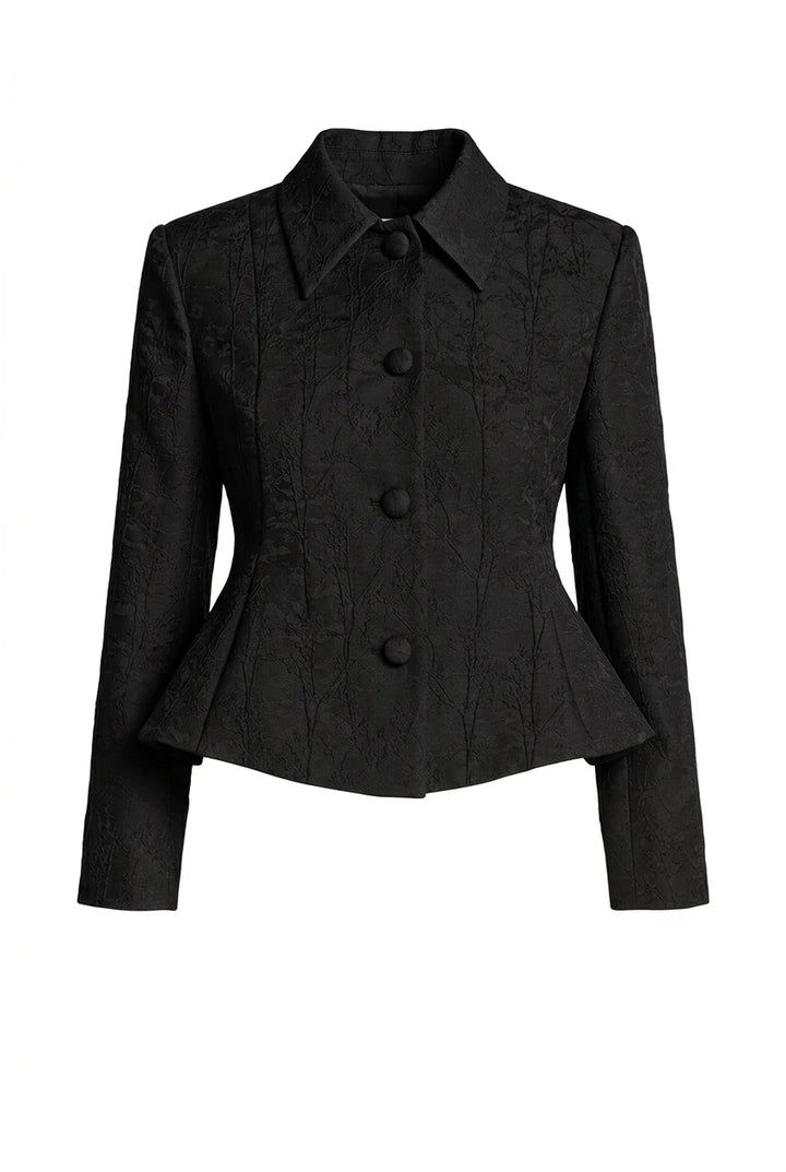 Brocade Blazer Black