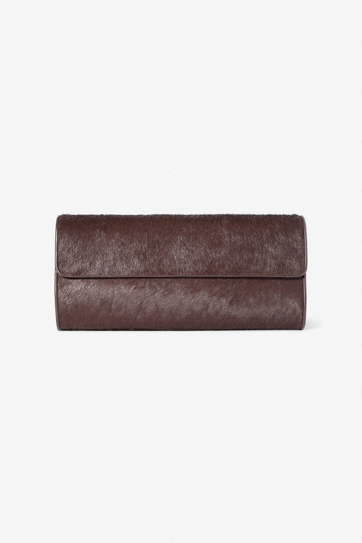 Cavalier Clutch Dark Brown