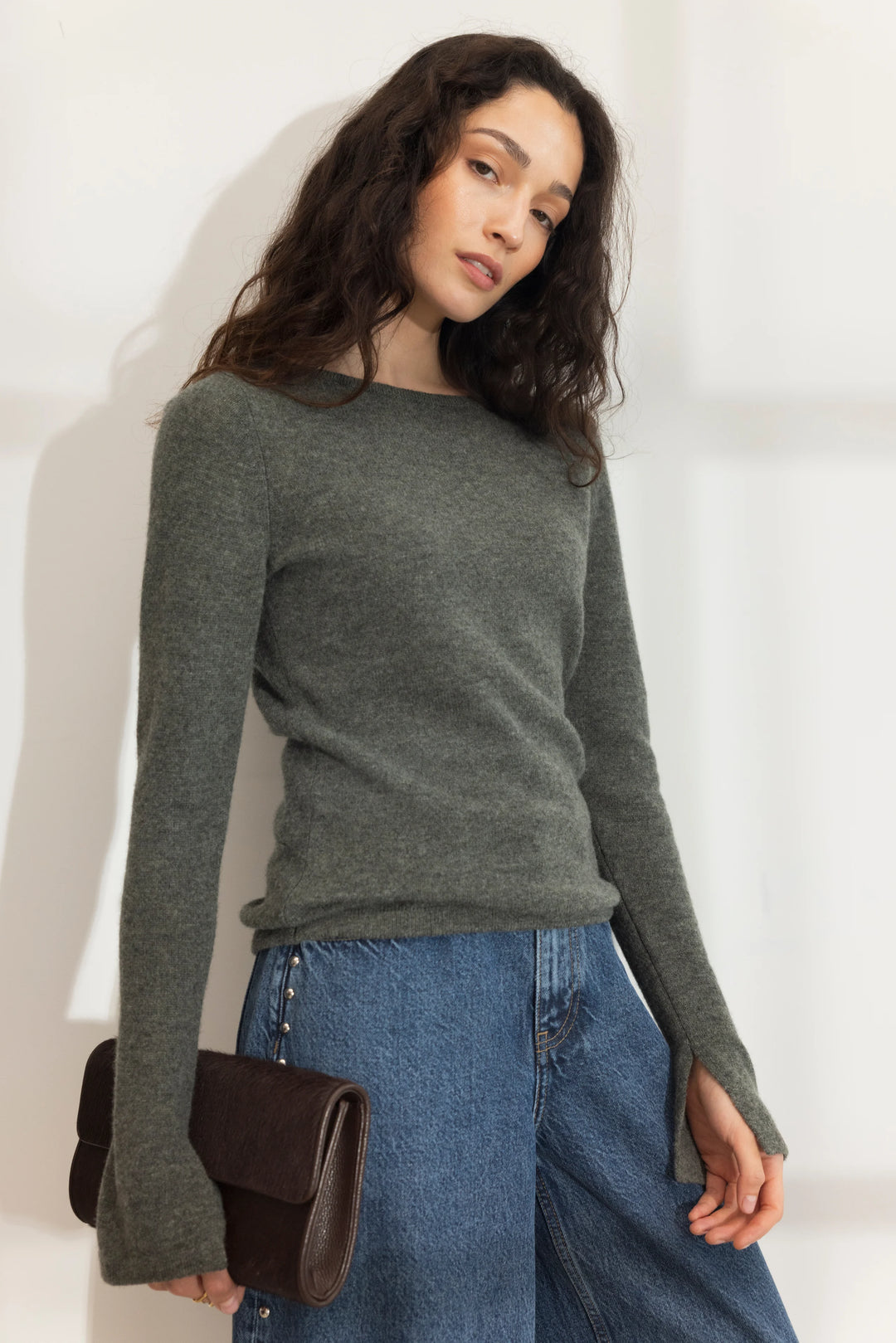 Cavalier Clutch Dark Brown