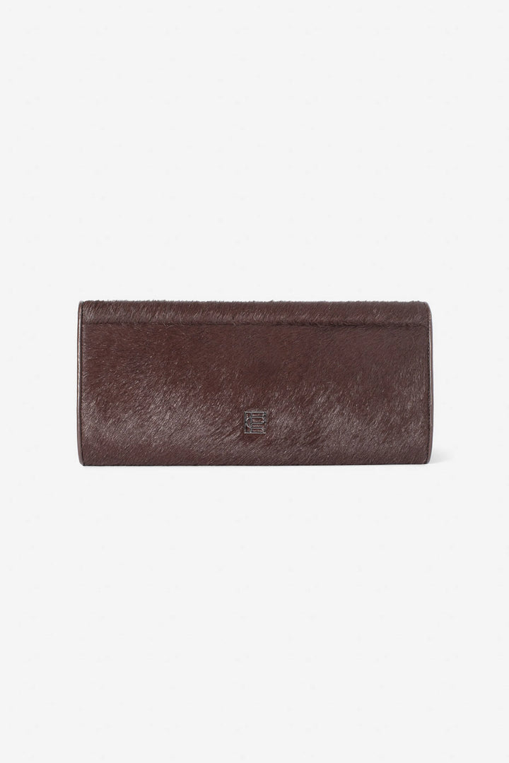 Cavalier Clutch Dark Brown