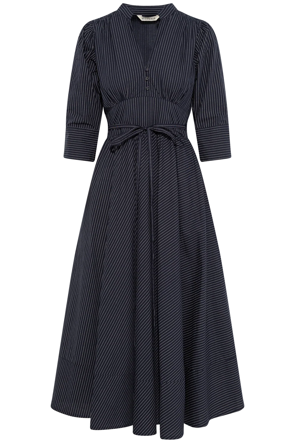 Maria Dress Pinstripe