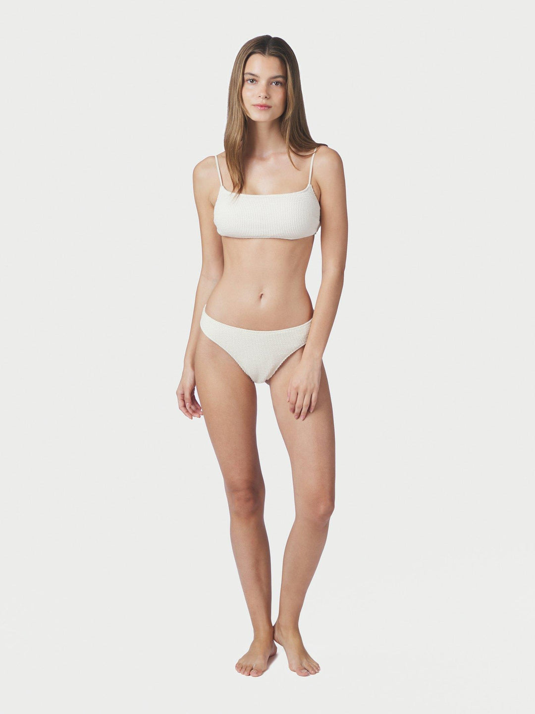 Skin Sand Crepe Bikini Brief Ivory