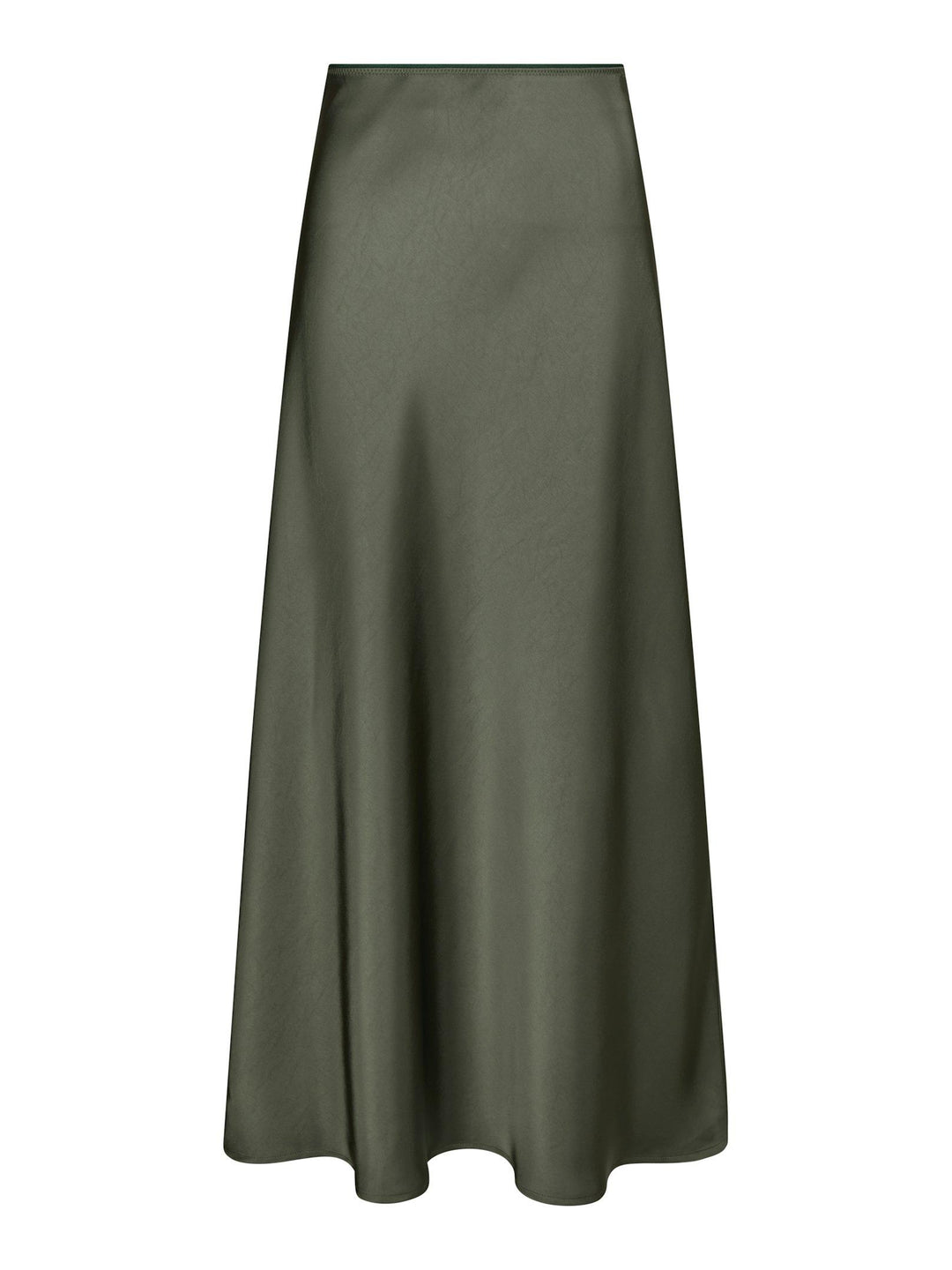 Vicky Heavy Sateen Skirt Deep Green