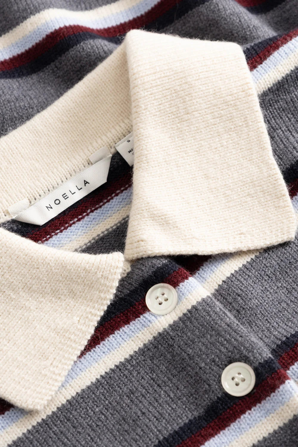 Merryll Knit Delissa Grey Stripe