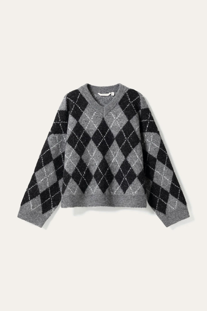 N-Lai Knit Black Grey Mix