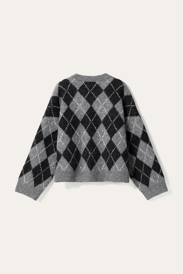 N-Lai Knit Black Grey Mix