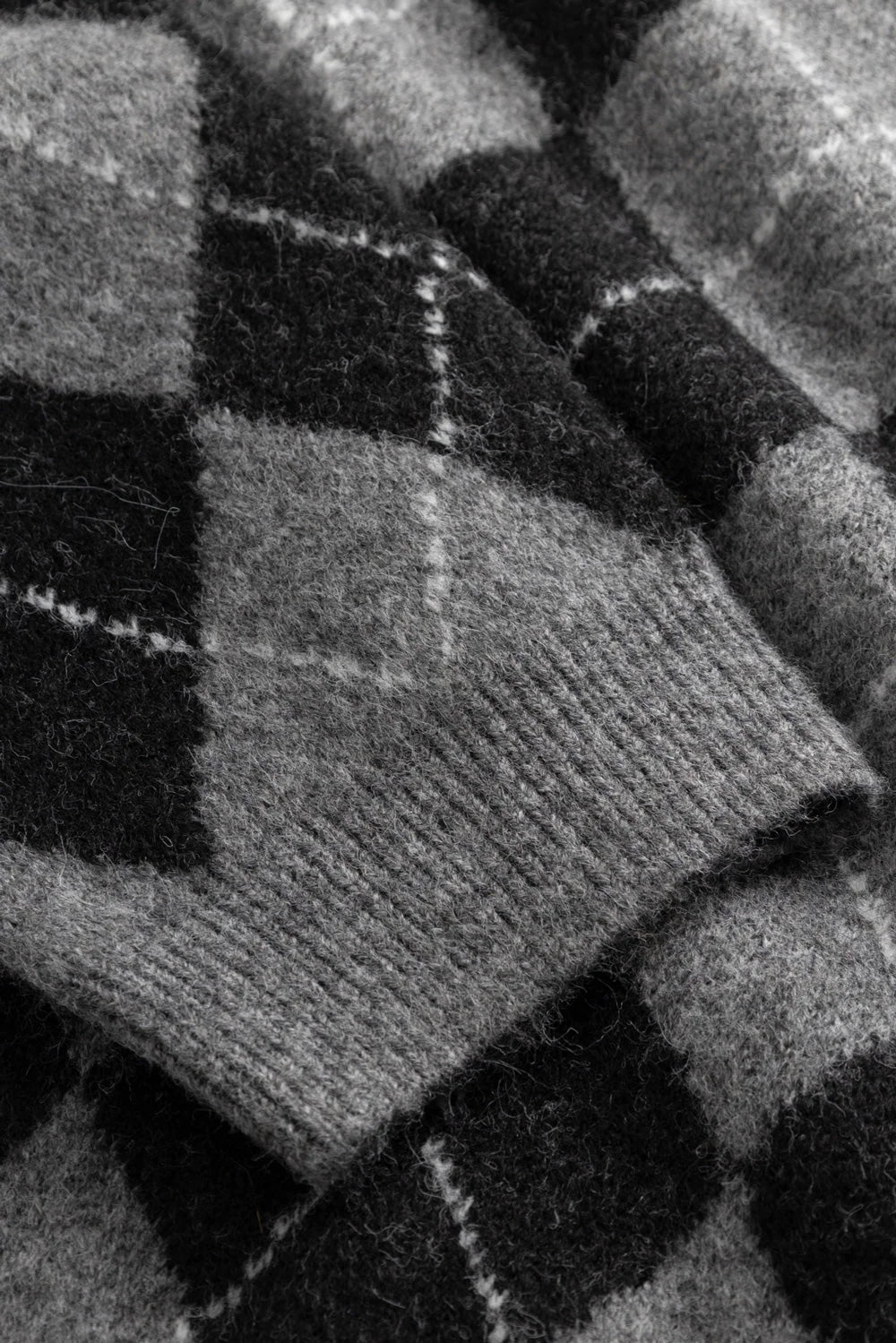N-Lai Knit Black Grey Mix