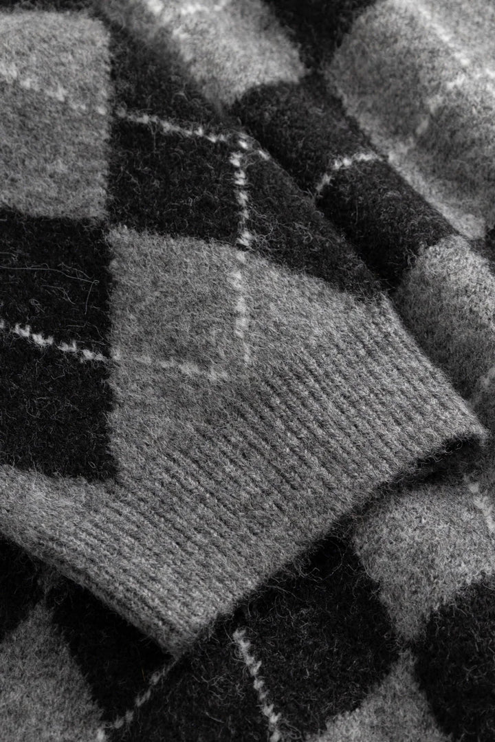 N-Lai Knit Black Grey Mix